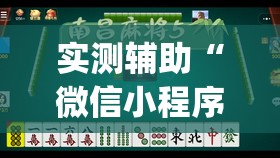 实测辅助“微信小程序微乐麻将有没有挂”开挂(透视)辅助神器