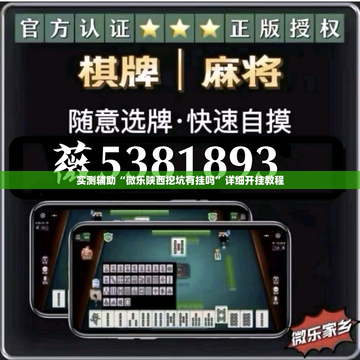 实测辅助“微乐陕西挖坑有挂吗”详细开挂教程