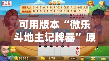 可用版本“微乐斗地主记牌器”原来可以开挂