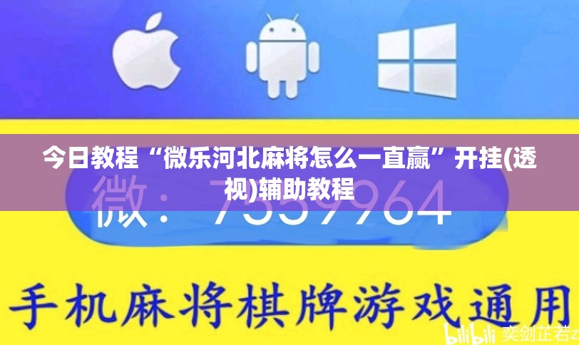 今日教程“微乐河北麻将怎么一直赢”开挂(透视)辅助教程