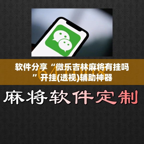 软件分享“微乐吉林麻将有挂吗	”开挂(透视)辅助神器