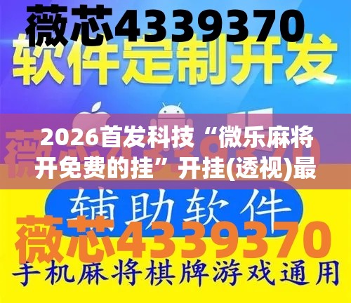 2026首发科技“微乐麻将开免费的挂”开挂(透视)最新辅助详细