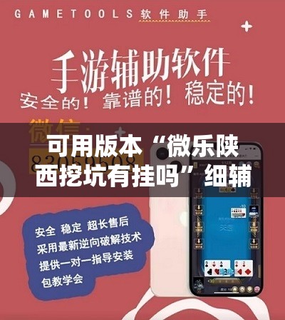 可用版本“微乐陕西挖坑有挂吗	”细辅助教程分享