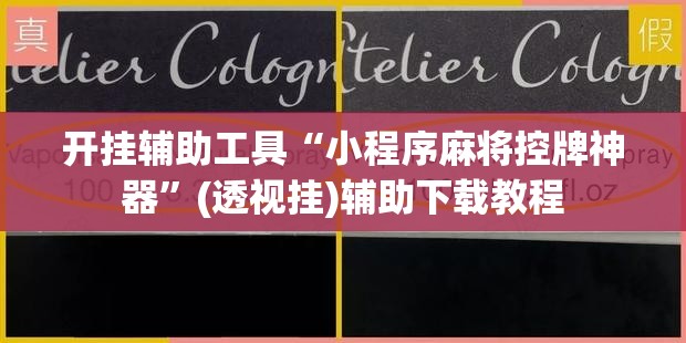 开挂辅助工具“小程序麻将控牌神器	”(透视挂)辅助下载教程