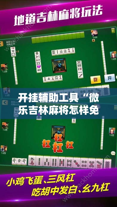 开挂辅助工具“微乐吉林麻将怎样免费开挂”详细分享装挂步骤
