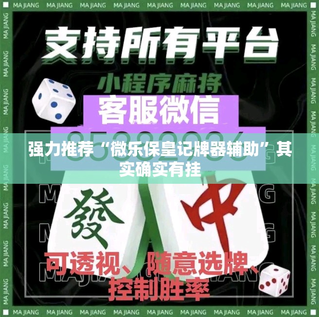 强力推荐“微乐保皇记牌器辅助”其实确实有挂