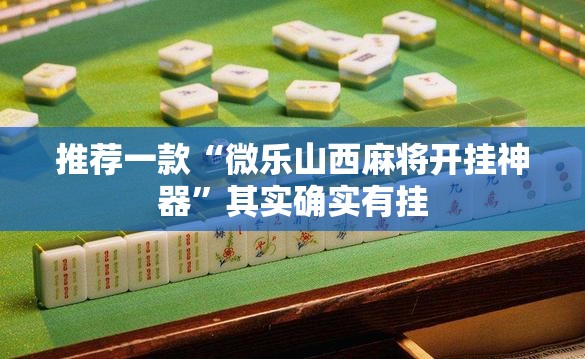 推荐一款“微乐山西麻将开挂神器”其实确实有挂