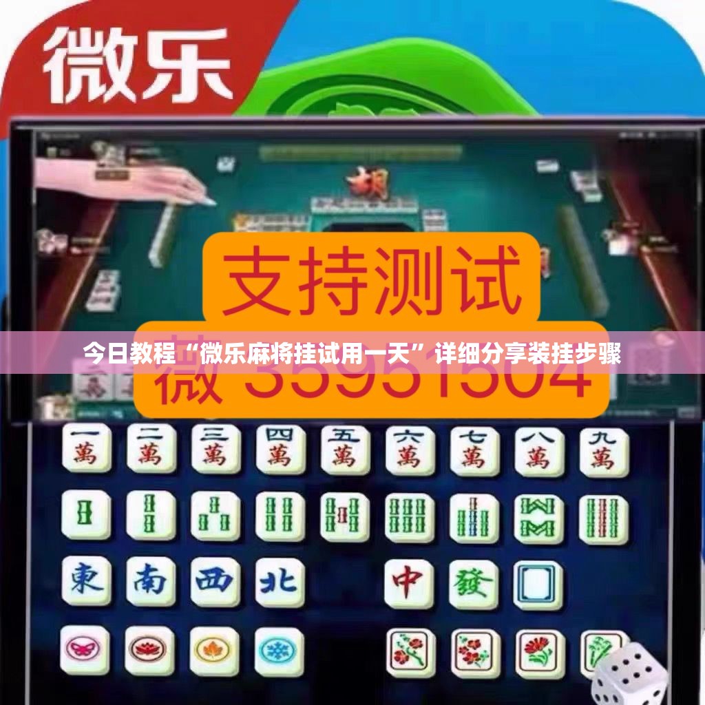 今日教程“微乐麻将挂试用一天”详细分享装挂步骤