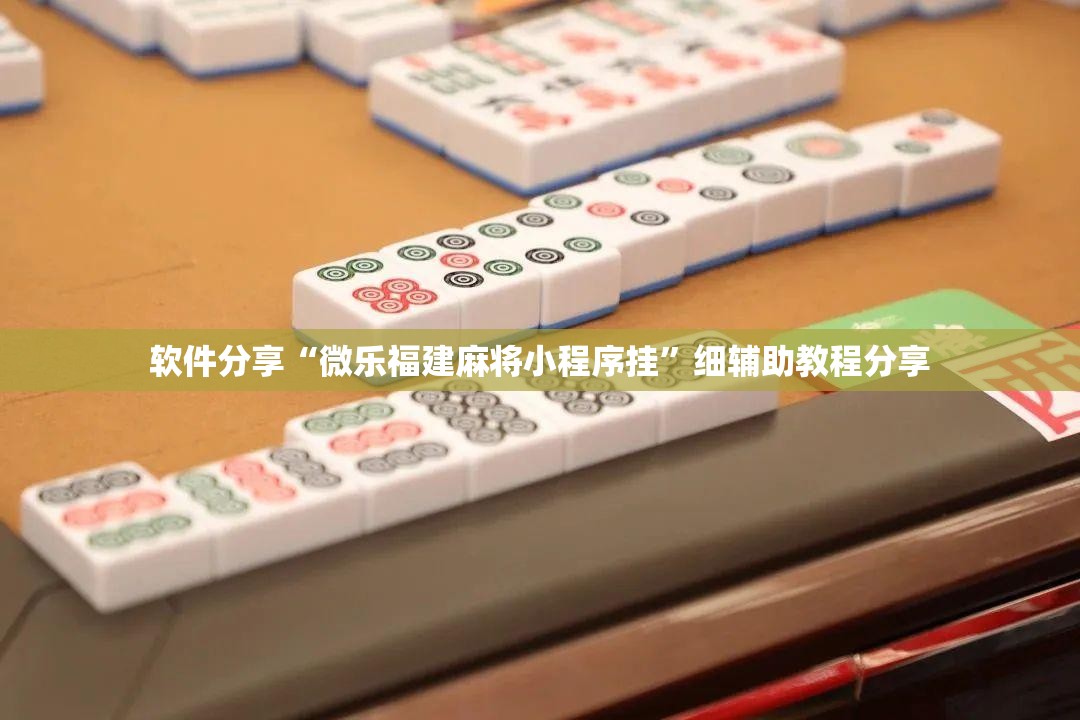 软件分享“微乐福建麻将小程序挂”细辅助教程分享