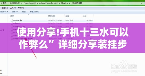 使用分享!手机十三水可以作弊么”详细分享装挂步骤