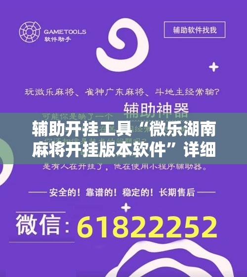 辅助开挂工具“微乐湖南麻将开挂版本软件	”详细分享装挂步骤