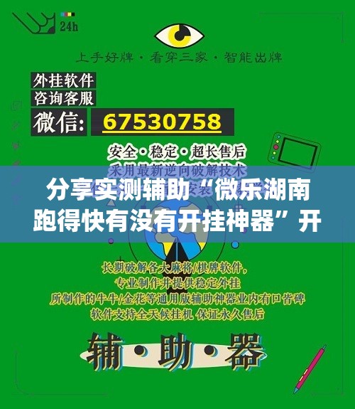分享实测辅助“微乐湖南跑得快有没有开挂神器	”开挂(透视)辅助教程