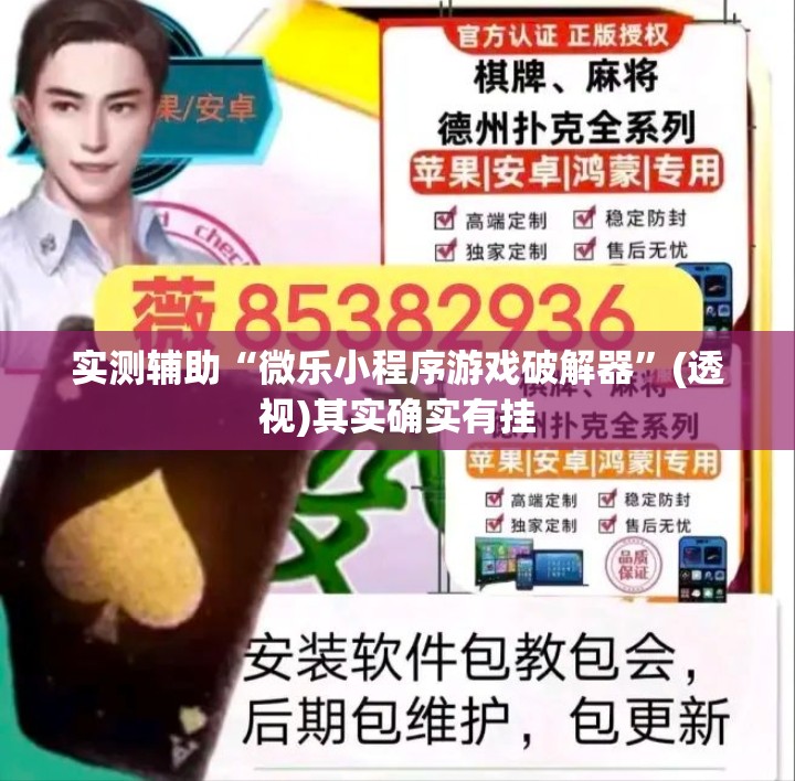 实测辅助“微乐小程序游戏破解器”(透视)其实确实有挂