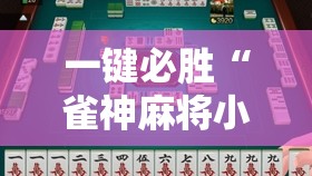 一键必胜“雀神麻将小程序开挂器”详细外挂透视辅助软件教程