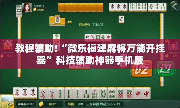 教程辅助!“微乐福建麻将万能开挂器”科技辅助神器手机版