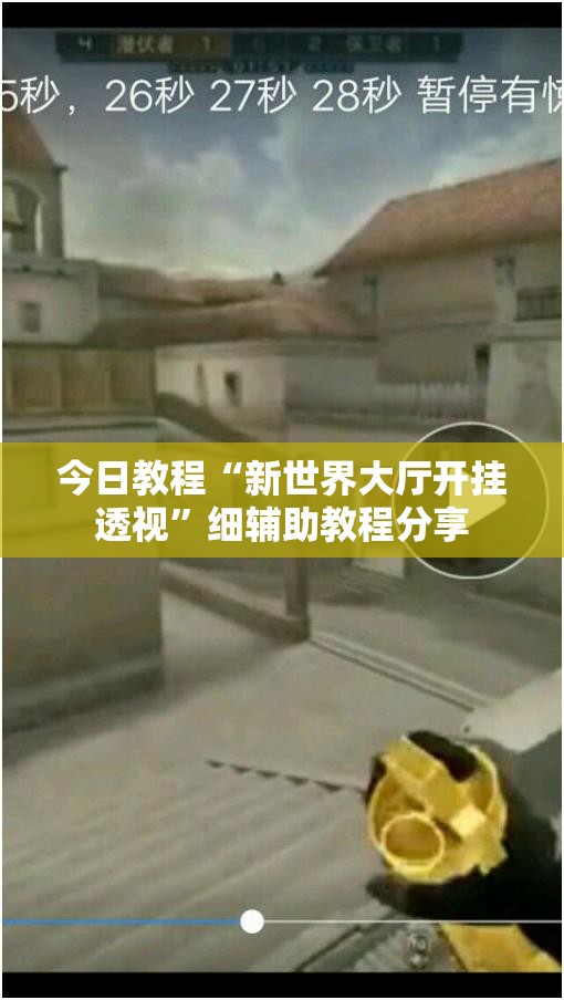 今日教程“新世界大厅开挂透视”细辅助教程分享