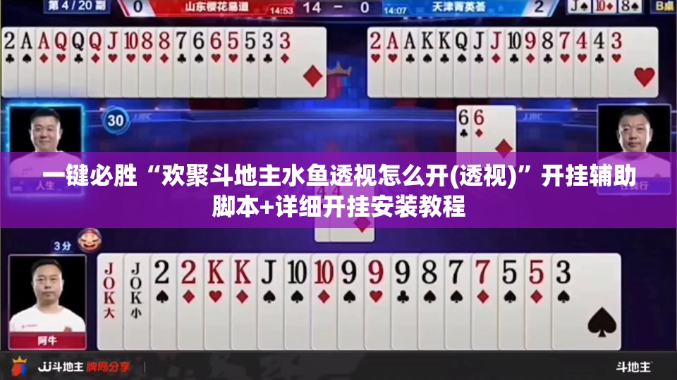 一键必胜“欢聚斗地主水鱼透视怎么开(透视)”开挂辅助脚本+详细开挂安装教程