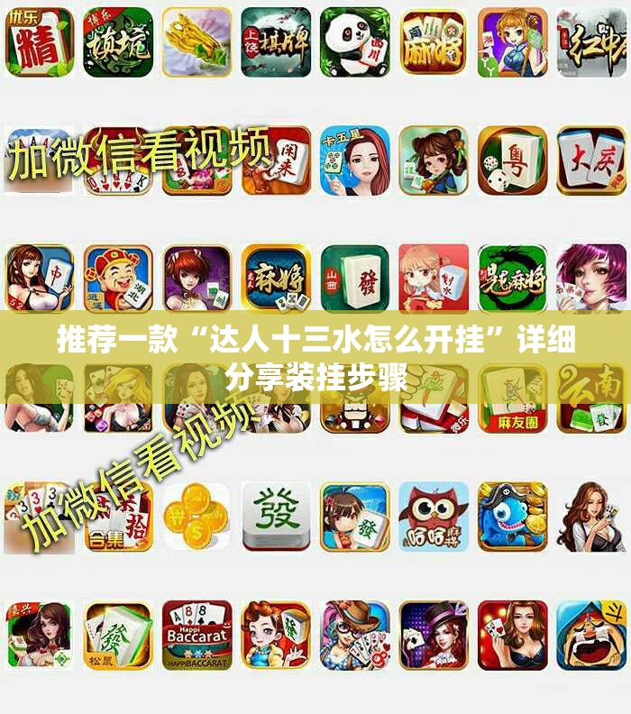 推荐一款“达人十三水怎么开挂”详细分享装挂步骤