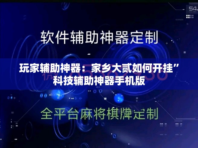 玩家辅助神器：家乡大贰如何开挂”科技辅助神器手机版