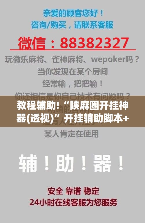 教程辅助!“陕麻圈开挂神器(透视)	”开挂辅助脚本+详细开挂安装教程