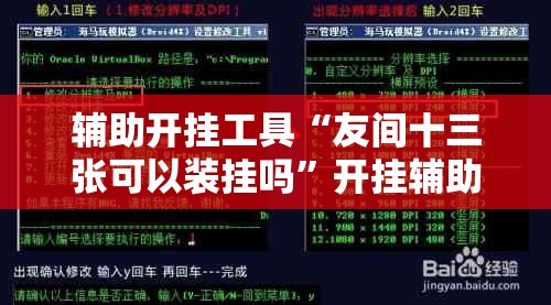 辅助开挂工具“友间十三张可以装挂吗	”开挂辅助脚本+详细开挂安装教程