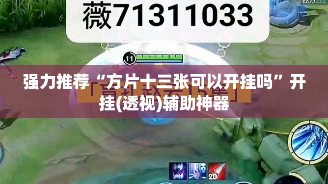强力推荐“方片十三张可以开挂吗	”开挂(透视)辅助神器