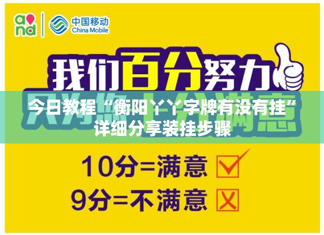 今日教程“衡阳丫丫字牌有没有挂”详细分享装挂步骤
