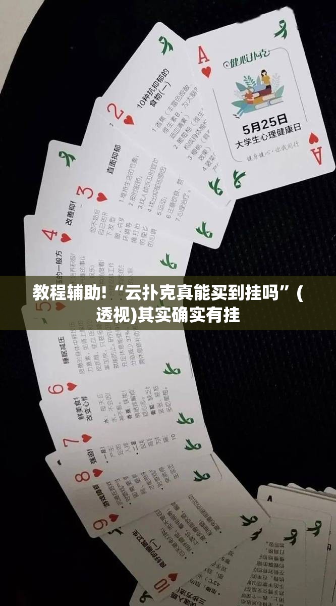 教程辅助!“云扑克真能买到挂吗”(透视)其实确实有挂
