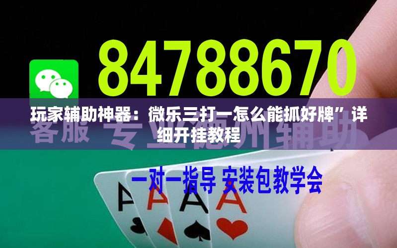 玩家辅助神器：微乐三打一怎么能抓好牌	”详细开挂教程