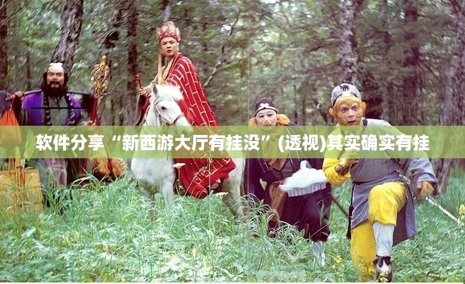 软件分享“新西游大厅有挂没”(透视)其实确实有挂
