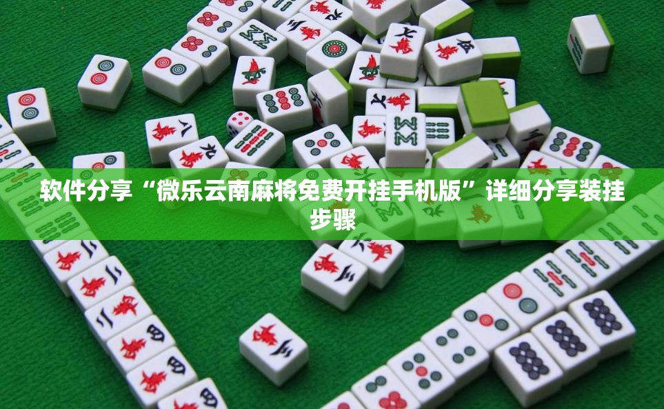 软件分享“微乐云南麻将免费开挂手机版”详细分享装挂步骤