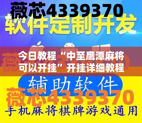 今日教程“中至鹰潭麻将可以开挂”开挂详细教程
