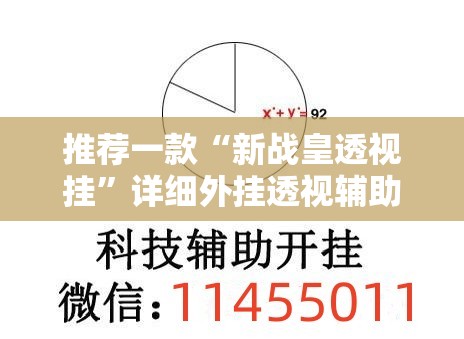 推荐一款“新战皇透视挂”详细外挂透视辅助软件教程