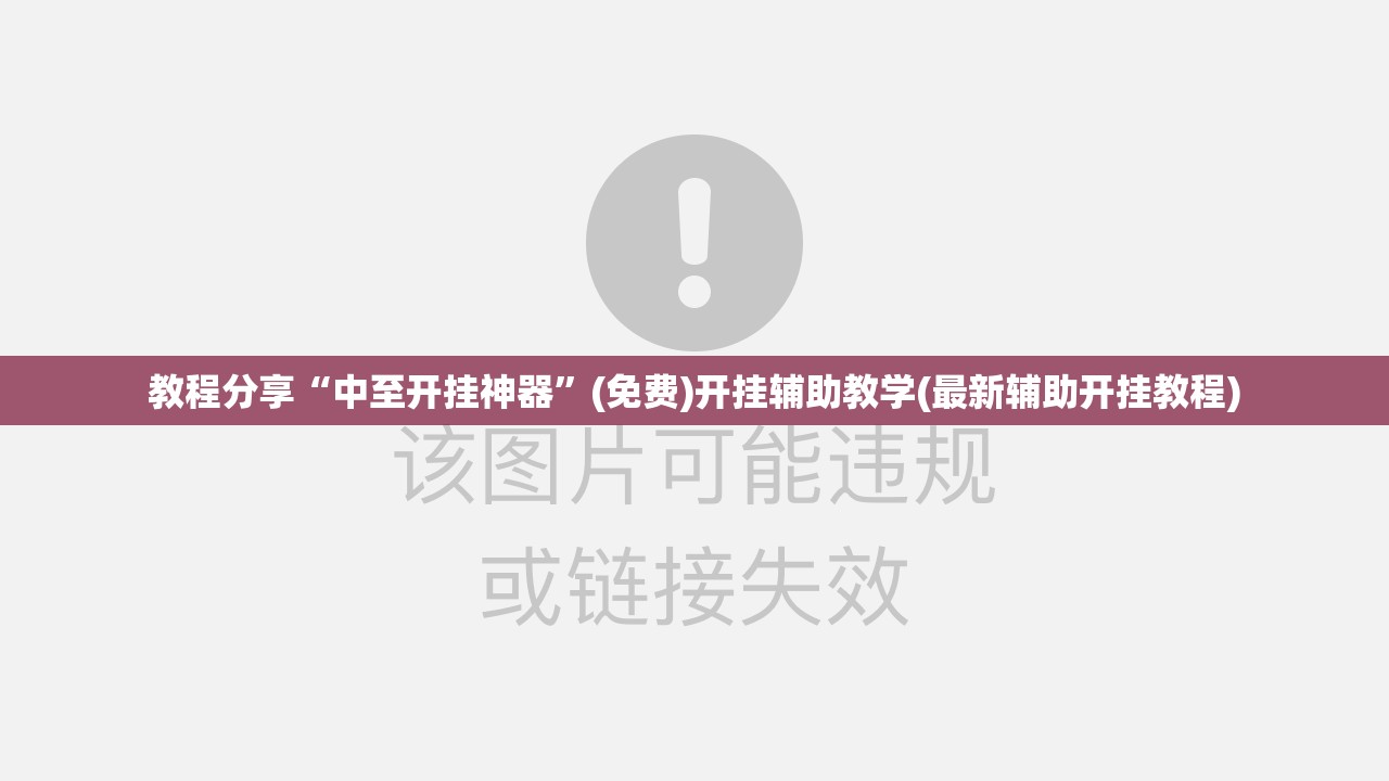 教程分享“中至开挂神器”(免费)开挂辅助教学(最新辅助开挂教程)