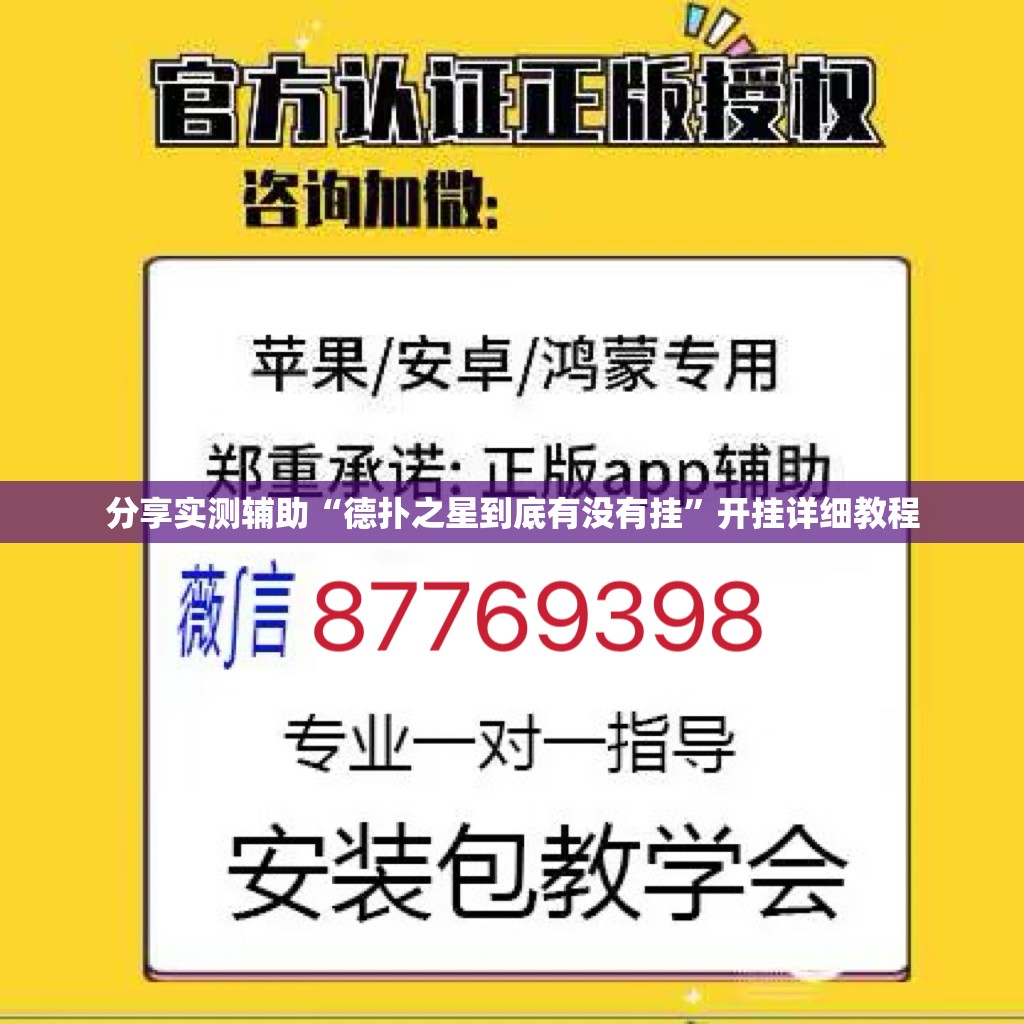 分享实测辅助“德扑之星到底有没有挂”开挂详细教程