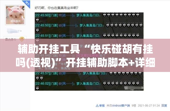 辅助开挂工具“快乐碰胡有挂吗(透视)	”开挂辅助脚本+详细开挂安装教程
