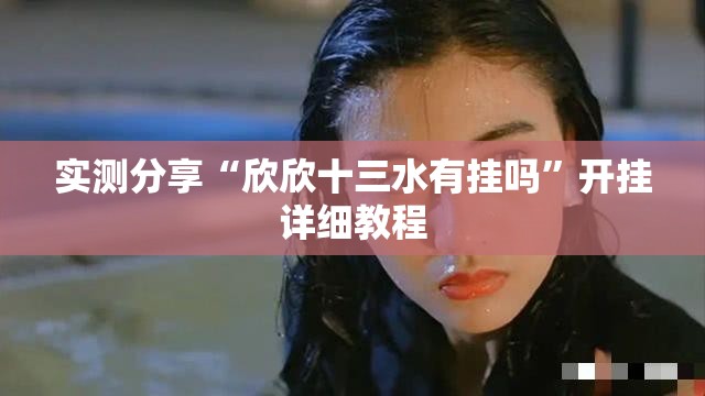 实测分享“欣欣十三水有挂吗”开挂详细教程