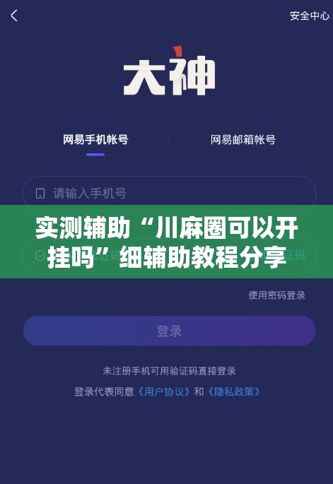实测辅助“川麻圈可以开挂吗”细辅助教程分享