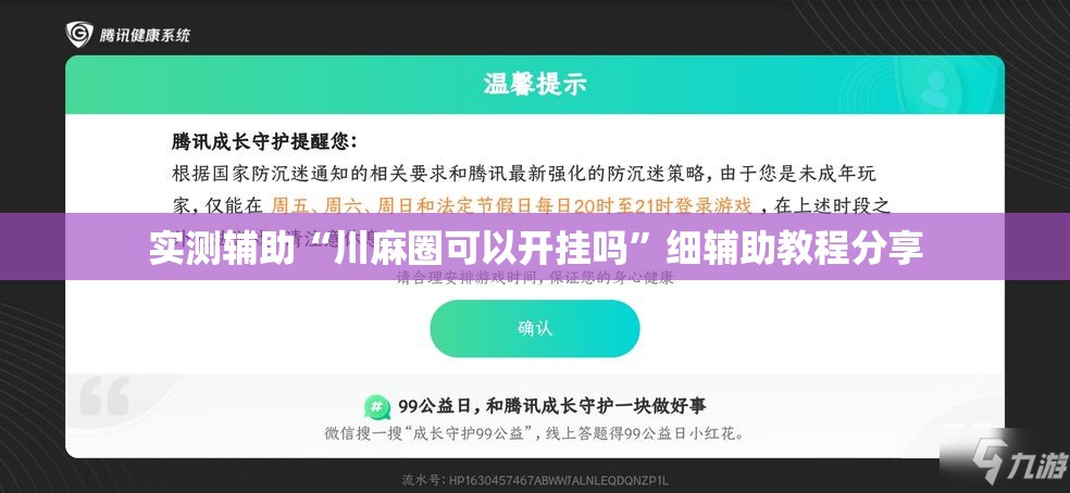 实测辅助“川麻圈可以开挂吗”细辅助教程分享