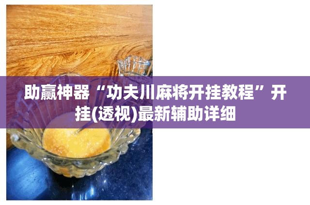 助赢神器“功夫川麻将开挂教程”开挂(透视)最新辅助详细