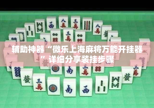 辅助神器“微乐上海麻将万能开挂器”详细分享装挂步骤