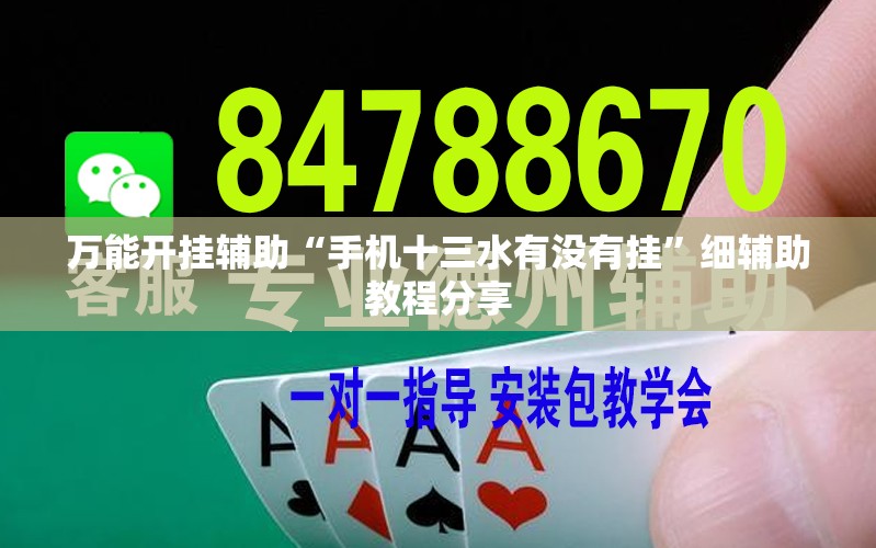 万能开挂辅助“手机十三水有没有挂	”细辅助教程分享