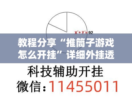 教程分享“推筒子游戏怎么开挂”详细外挂透视辅助软件教程