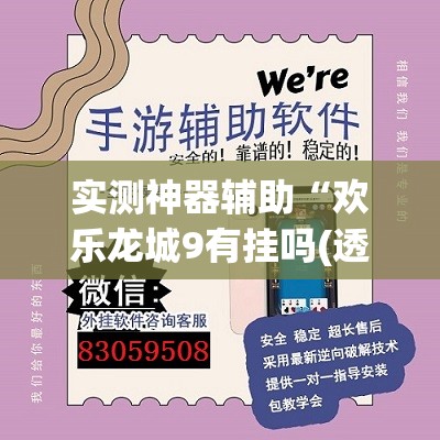 实测神器辅助“欢乐龙城9有挂吗(透视)”开挂辅助脚本+详细开挂安装教程
