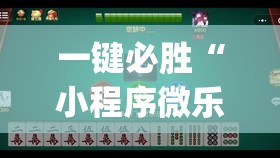 一键必胜“小程序微乐麻将万能开挂器(透视)”开挂辅助脚本+详细开挂安装教程