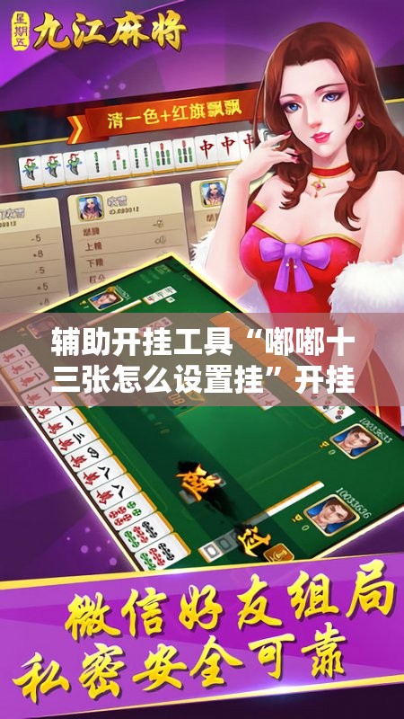 辅助开挂工具“嘟嘟十三张怎么设置挂	”开挂详细教程