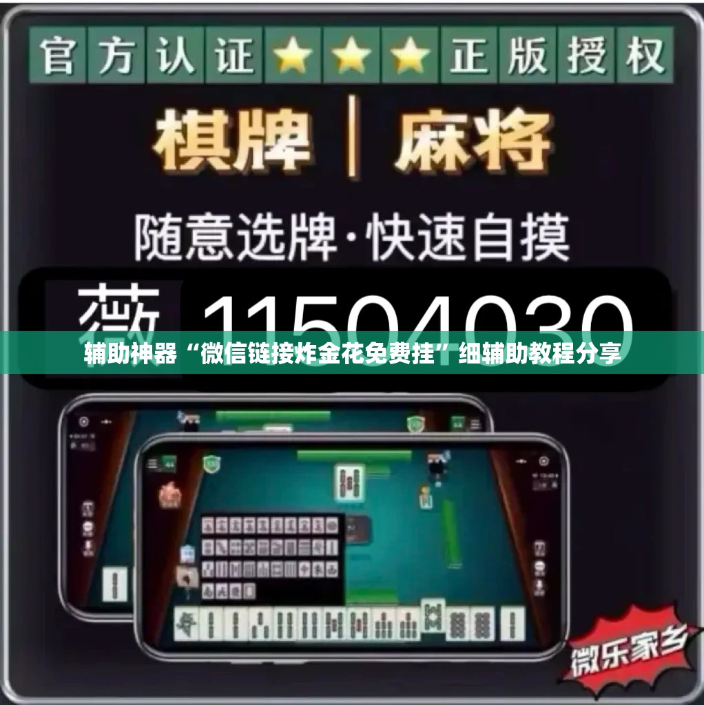 辅助神器“微信链接炸金花免费挂”细辅助教程分享