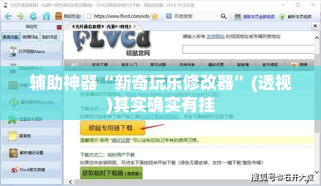 辅助神器“新奇玩乐修改器	”(透视)其实确实有挂