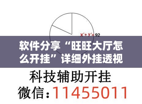 软件分享“旺旺大厅怎么开挂”详细外挂透视辅助软件教程