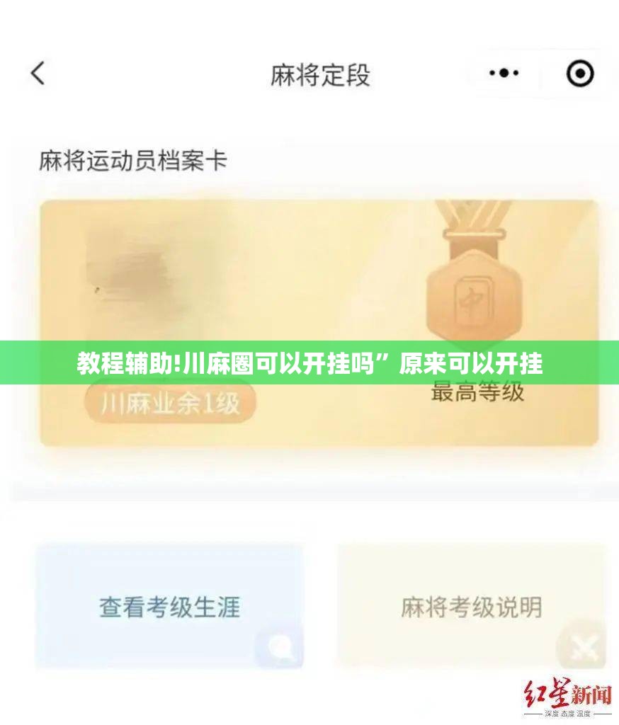 教程辅助!川麻圈可以开挂吗”原来可以开挂